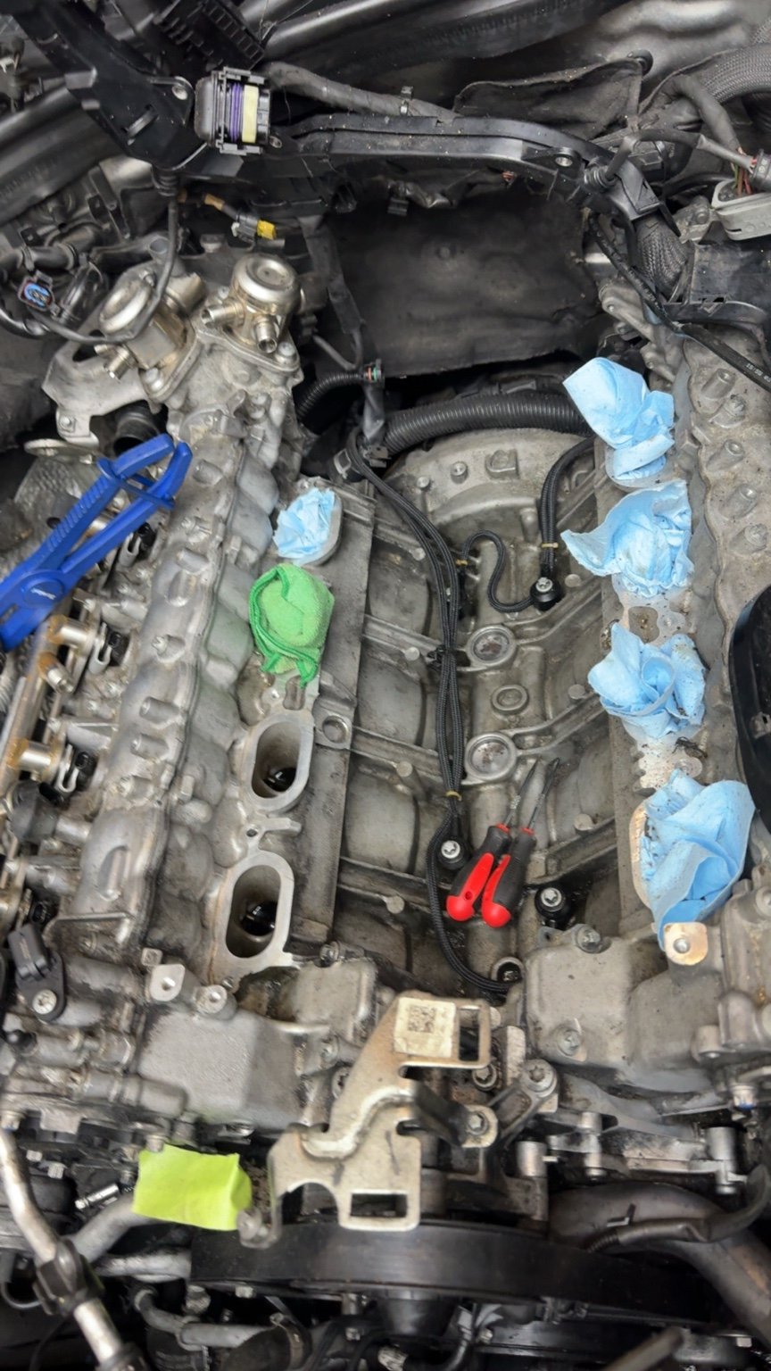 Blaster kit in engine bay